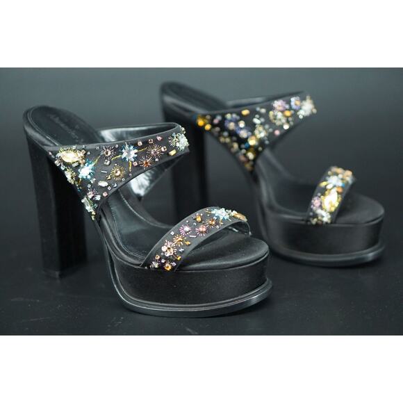 Alexander McQueen 145MM Comet Crystal Embellished Platform Sandals SZ 39 $1595 - Picture 3 of 12
